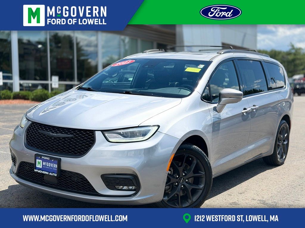 Billet Silver Metallic Clearcoat 2021 Chrysler Pacifica Minivan All-Wheel Drive 9-Speed Automatic