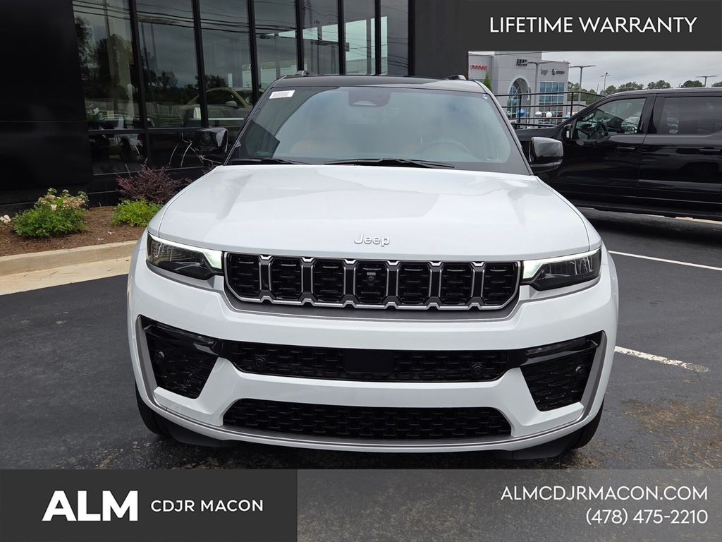 New 2026 Bright White Clear-Coat Exterior Paint Jeep Summit image 3
