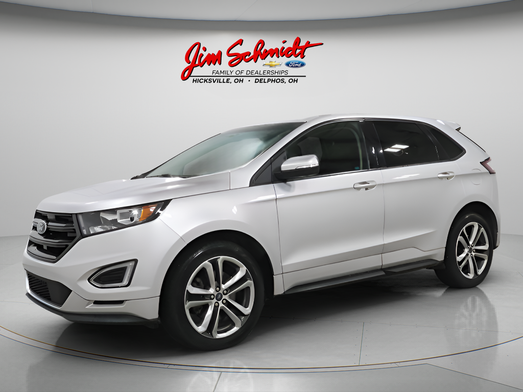 Ingot Silver Metallic 2017 Ford Edge SUV / Crossover All-Wheel Drive 6-Speed Automatic