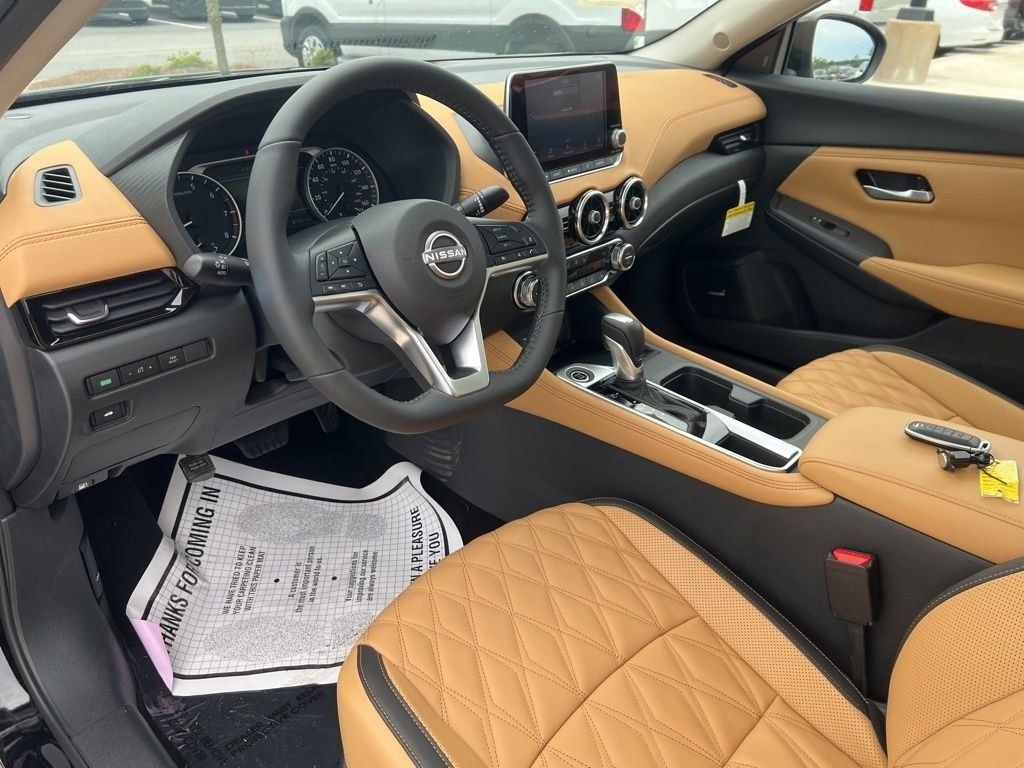 2025 Super Black Nissan Sentra SV FWD Sedan