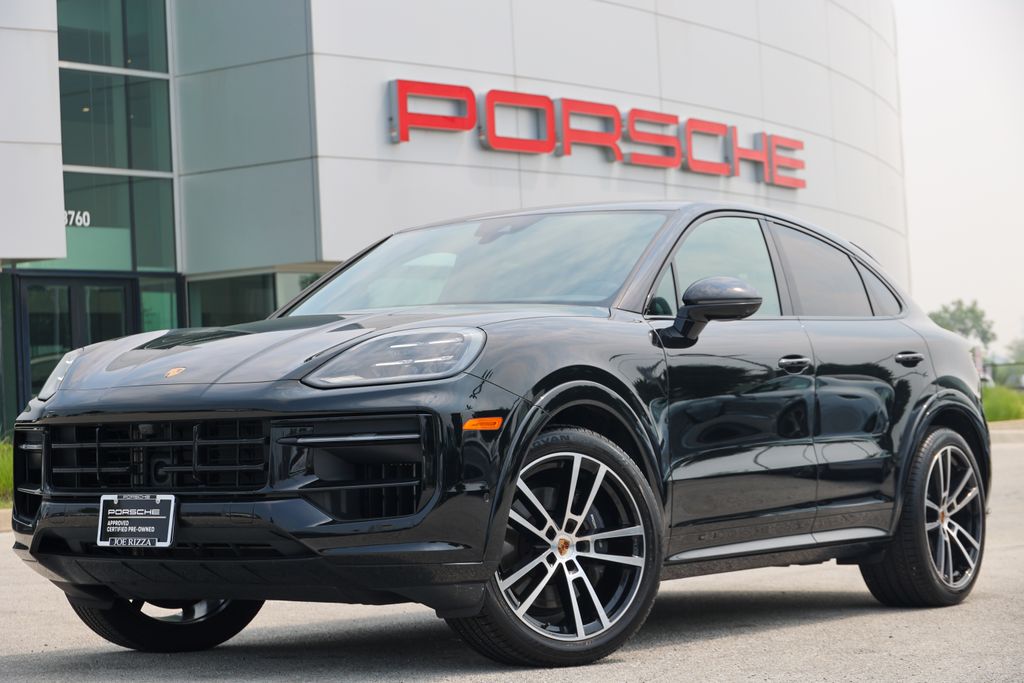 Black 2026 Porsche Cayenne Coupe Coupe All-Wheel Drive 8-Speed Automatic