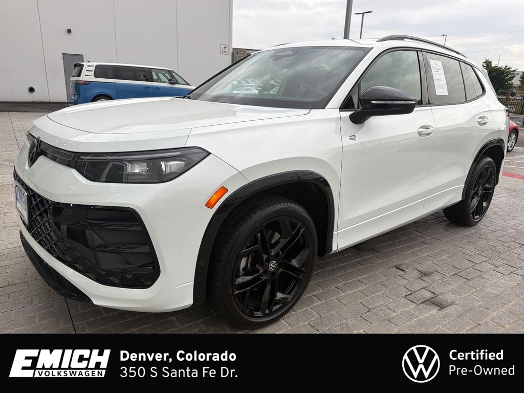 Opal White Pearl 2025 Volkswagen Tiguan SUV / Crossover All-Wheel Drive 8-Speed Automatic