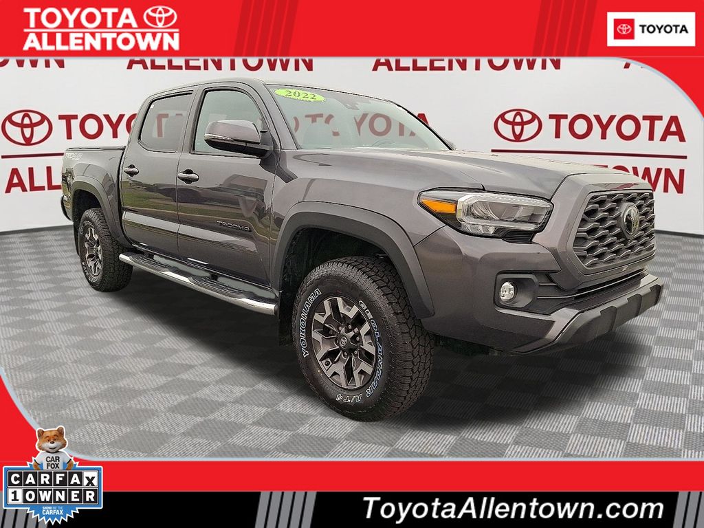 Magnetic Gray Metallic 2022 Toyota Tacoma Pickup Truck Four-Wheel Drive 6-Speed Automatic