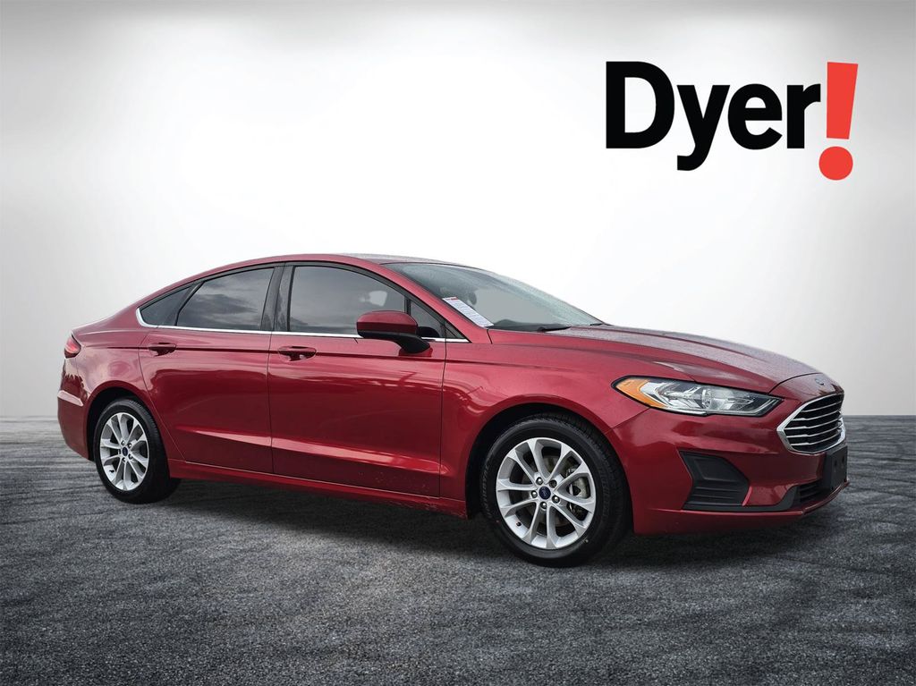 Rapid Red Metallic Tinted Clearcoat 2020 Ford Fusion Sedan Front-Wheel Drive 6-Speed Automatic