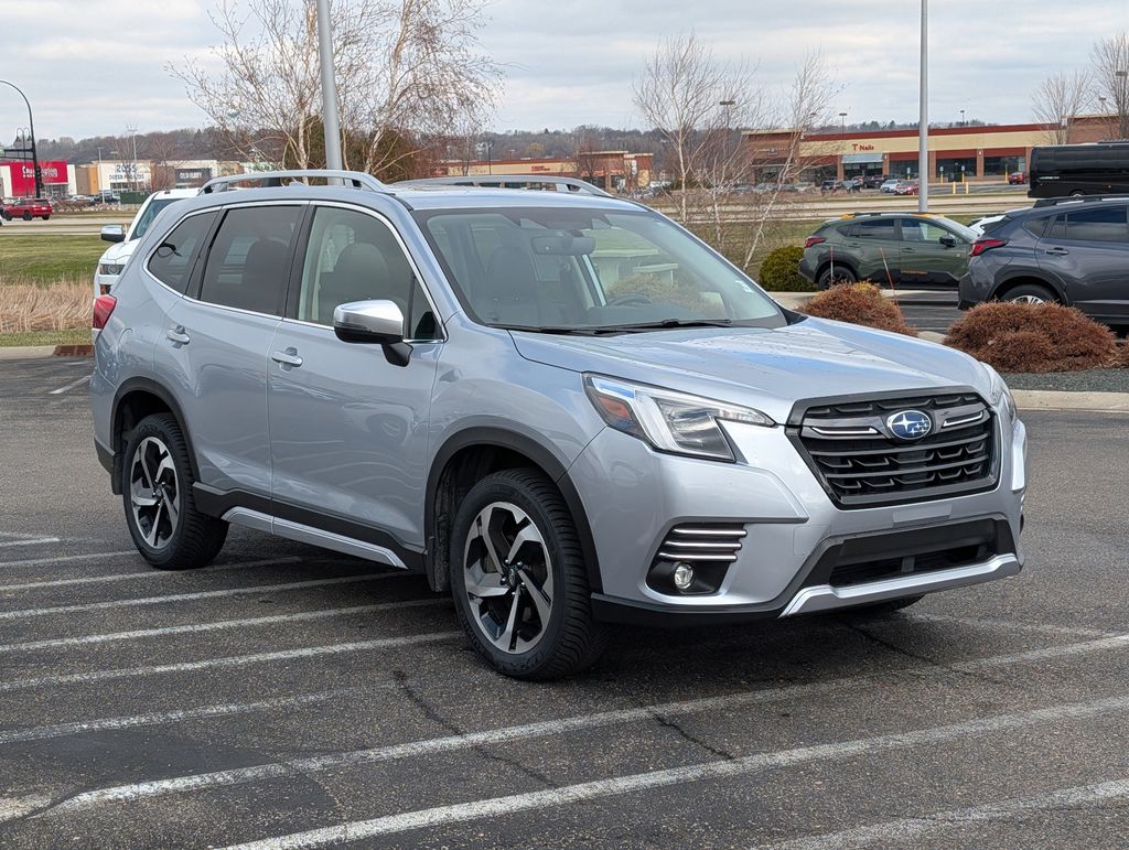 Ice Silver Metallic 2023 Subaru Forester Touring Crossover AWD SUV / Crossover All-Wheel Drive Continuously Variable Transmission
