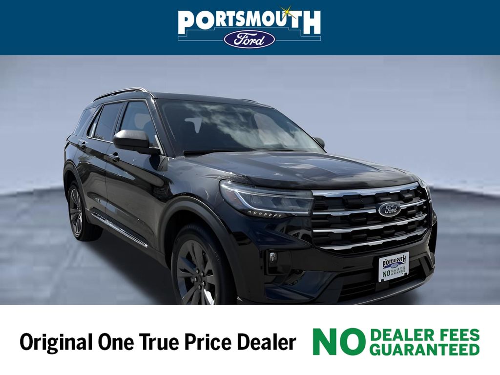 Agate Black Metallic 2025 Ford Explorer Active AWD SUV / Crossover All-Wheel Drive Automatic
