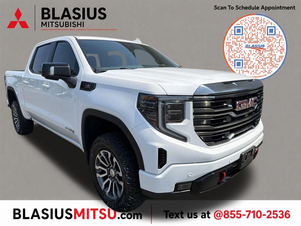 Summit White 2023 GMC Sierra 1500 Pickup Truck Four-Wheel Drive Automatic
