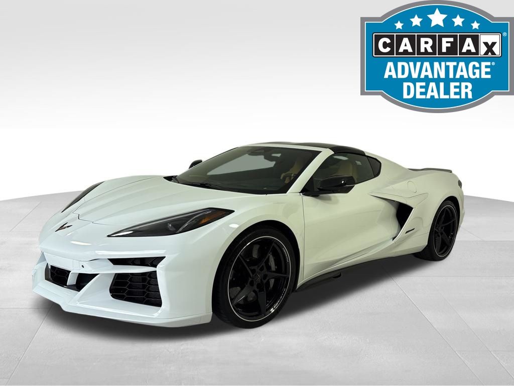 Arctic White 2025 Chevrolet Corvette E-Ray Coupe AWD with 2LZ Coupe All-Wheel Drive 8-Speed Dual Clutch