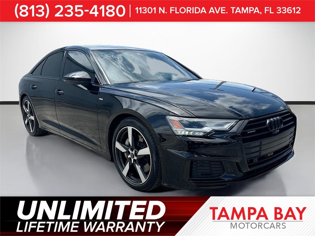 Brilliant Black 2021 Audi A6 quattro Premium 55 TFSI AWD Sedan All-Wheel Drive 7-Speed Automatic