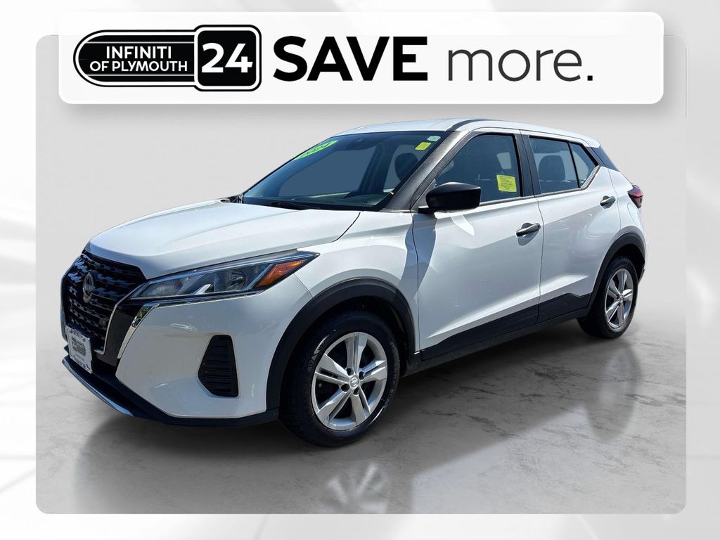 White (Fresh Powder) 2024 Nissan Kicks SUV / Crossover Front-Wheel Drive Continuously Variable Transmission
