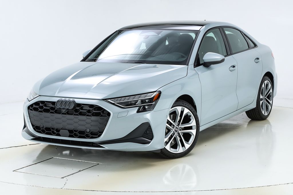 Arrow Gray Pearl Effect 2026 Audi A3 quattro Premium Plus 40 TFSI Sedan All-Wheel Drive 7-Speed Automatic