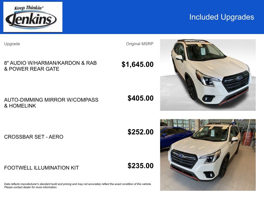 Certified Used 2024 White Subaru Sport image 4