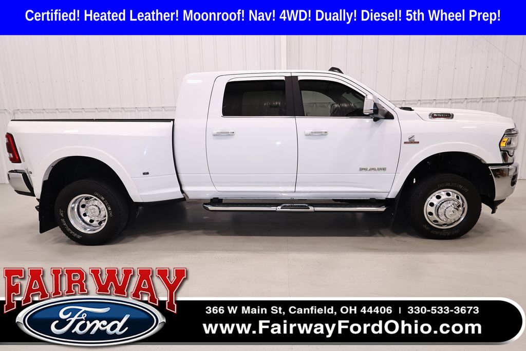 Bright White Clearcoat 2022 RAM 3500 Pickup Truck Four-Wheel Drive 6-Speed Automatic