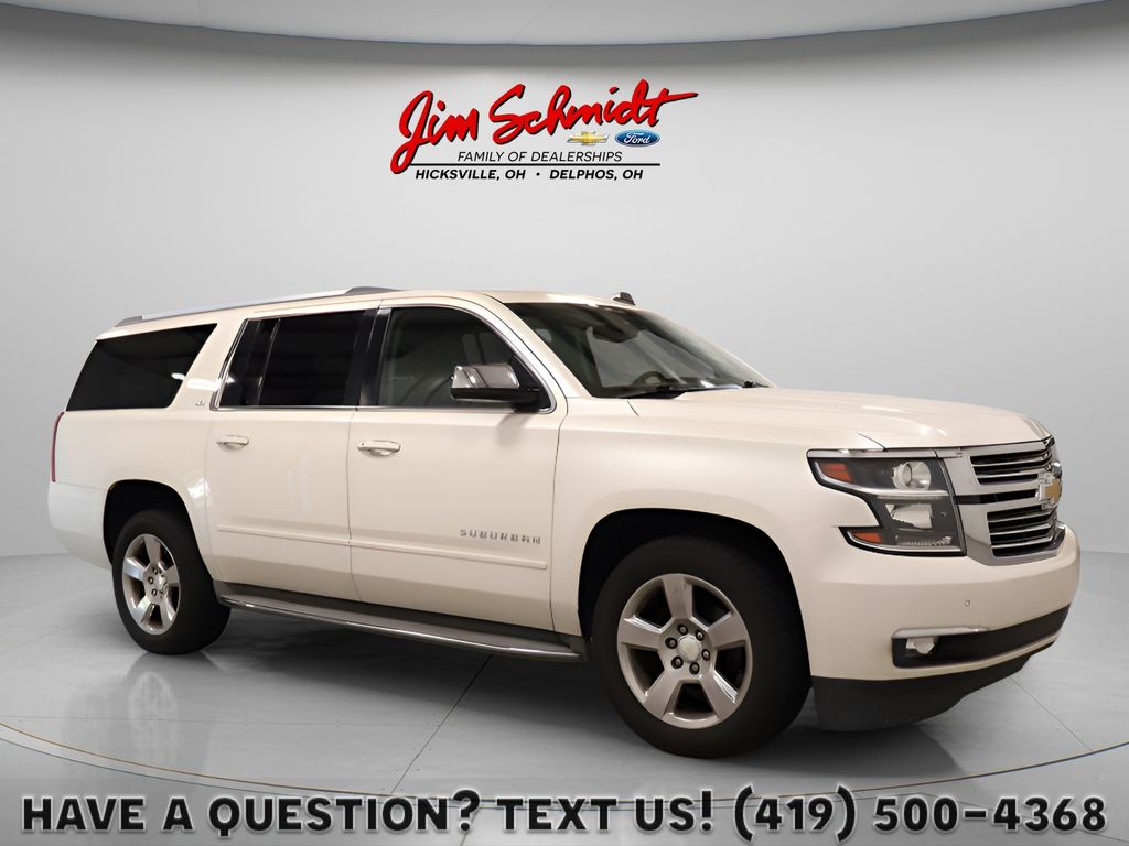 White Diamond Tricoat 2015 Chevrolet Suburban SUV / Crossover Four-Wheel Drive 6-Speed Automatic Overdrive
