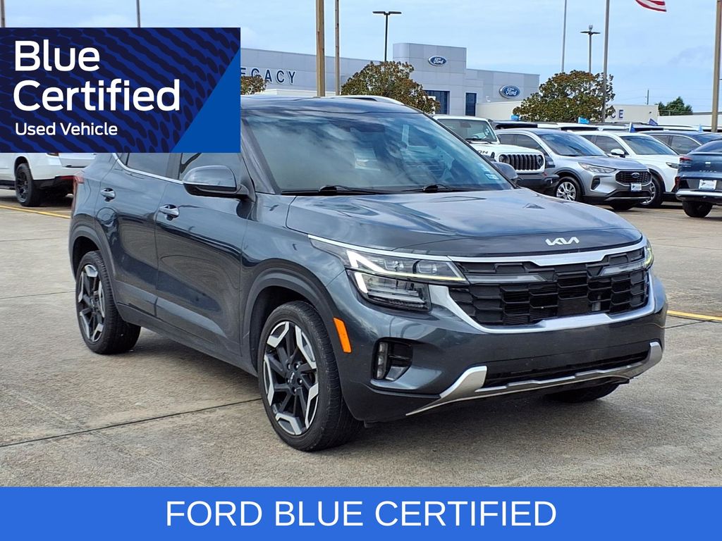 2024 Kia Seltos SX Gray at Joe Myers Mazda Kia