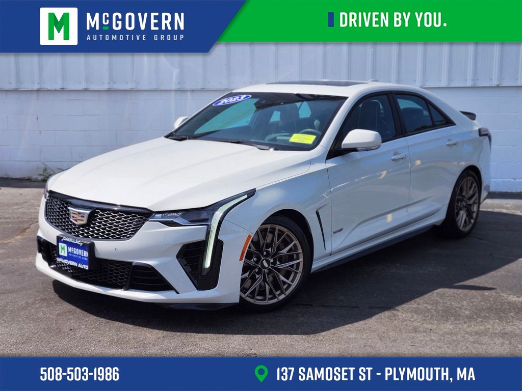 Rift Metallic 2023 Cadillac CT4-V Blackwing Sedan Rear-Wheel Drive Automatic