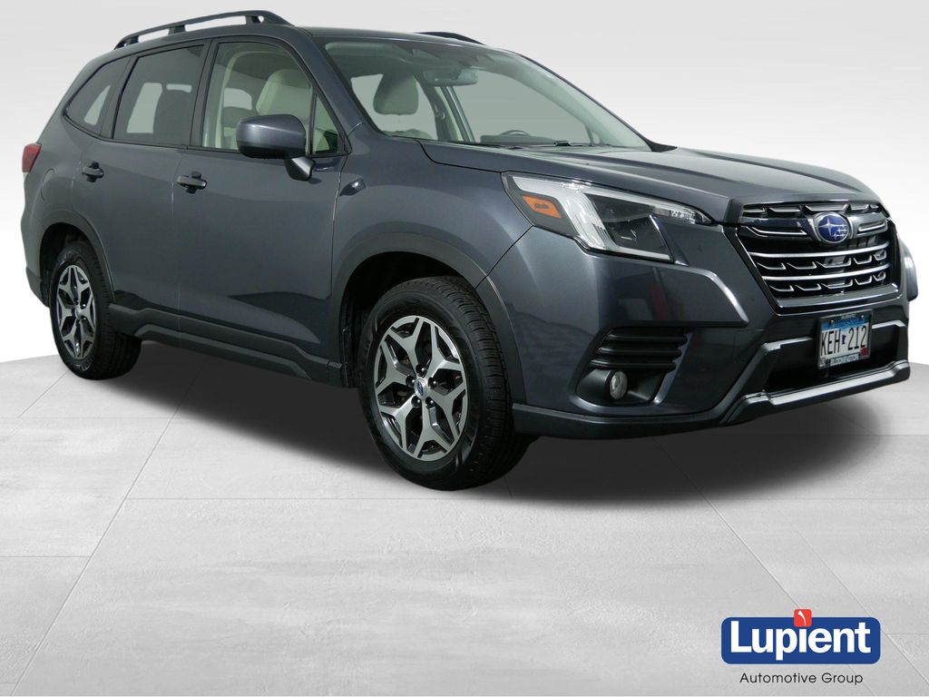 Magnetite Gray Metallic 2023 Subaru Forester SUV / Crossover All-Wheel Drive Continuously Variable Transmission