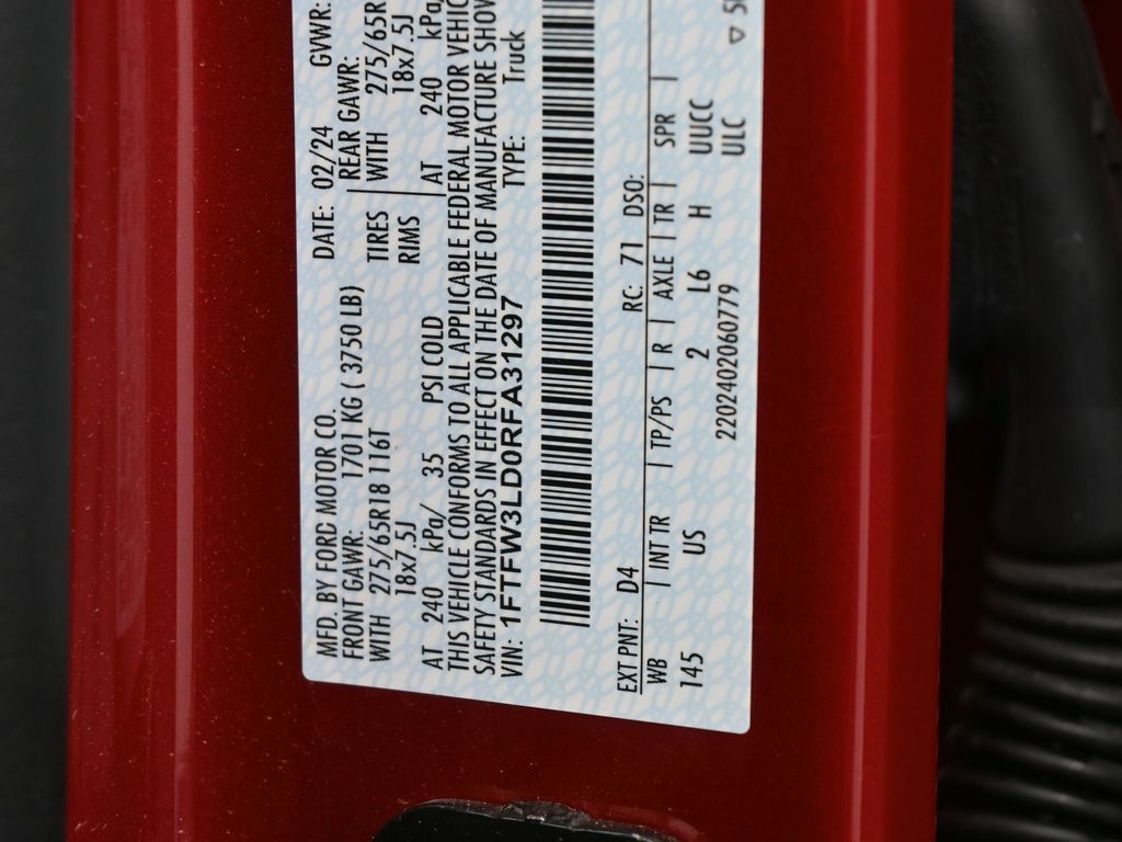 Used 2024 Red Metallic Ford XLT image 18