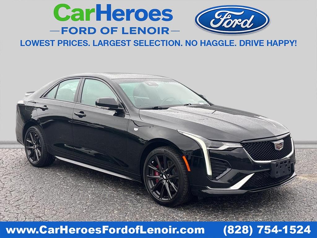 Black 2023 Cadillac CT4 Sedan All-Wheel Drive 8-Speed Automatic