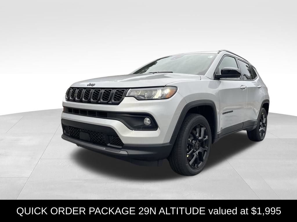 Silver 2026 Jeep Compass SUV / Crossover Four-Wheel Drive 8-Speed Automatic