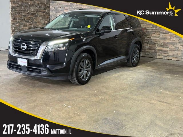 Super Black 2023 Nissan Pathfinder SV 4WD SUV / Crossover All-Wheel Drive 9-Speed Automatic