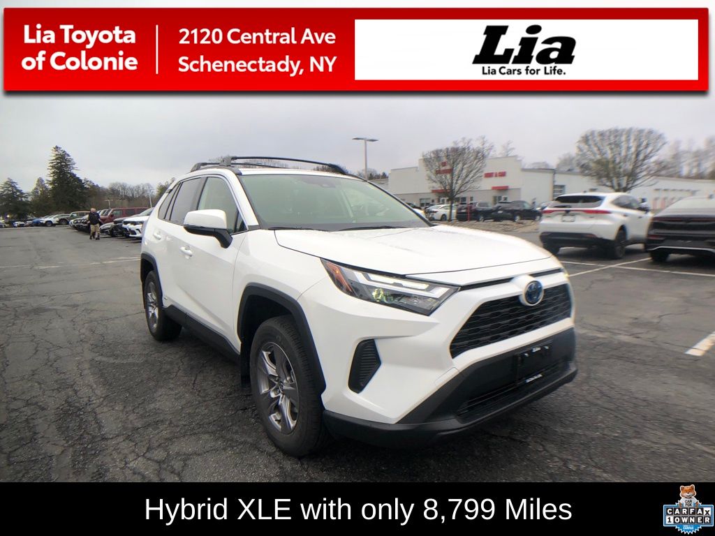 Ice Cap 2024 Toyota RAV4 Hybrid XLE AWD SUV / Crossover All-Wheel Drive Continuously Variable Transmission