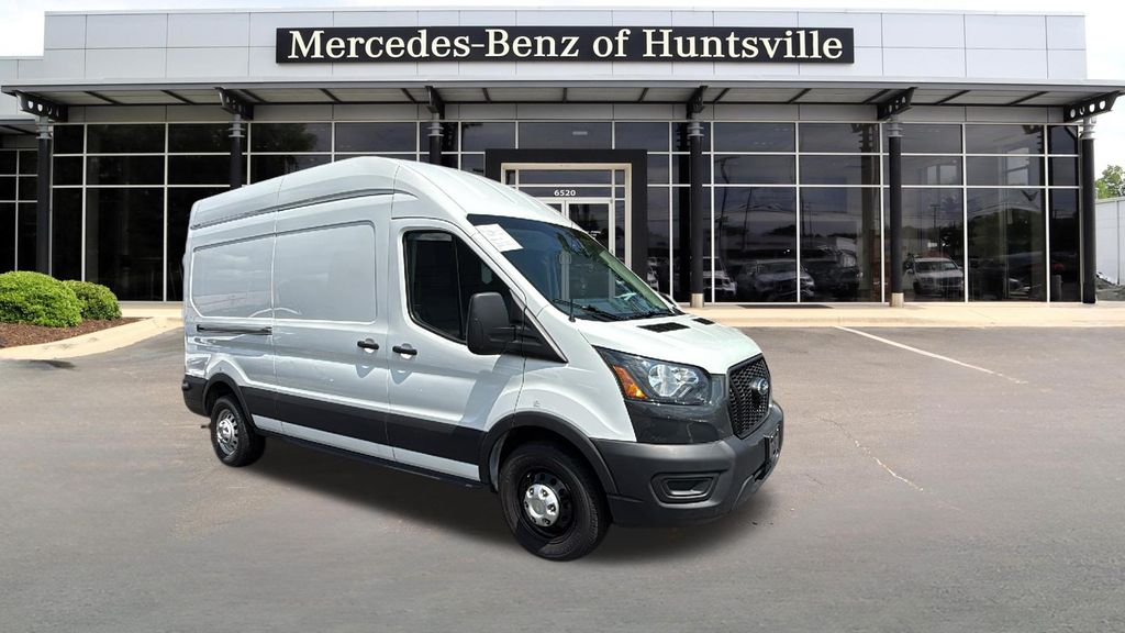 Oxford White 2023 Ford Transit Cargo Van All-Wheel Drive 