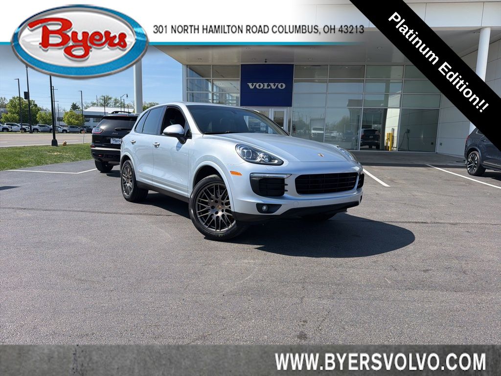 Rhodium Silver Metallic 2017 Porsche Cayenne Platinum Edition AWD SUV / Crossover All-Wheel Drive 8-Speed Automatic