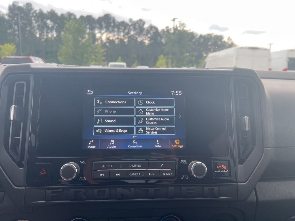 2025 Glacier White Nissan Frontier S 4X4 Truck