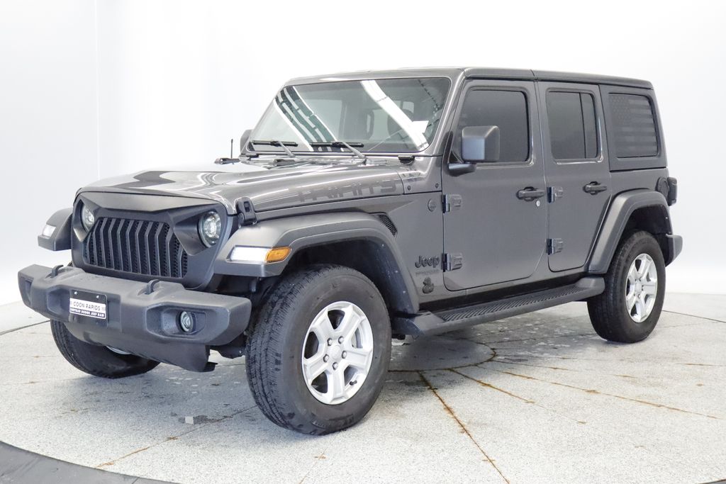 Gray (Granite Crystal Metallic Clearcoat) 2022 Jeep Wrangler SUV / Crossover Four-Wheel Drive 8-Speed Automatic