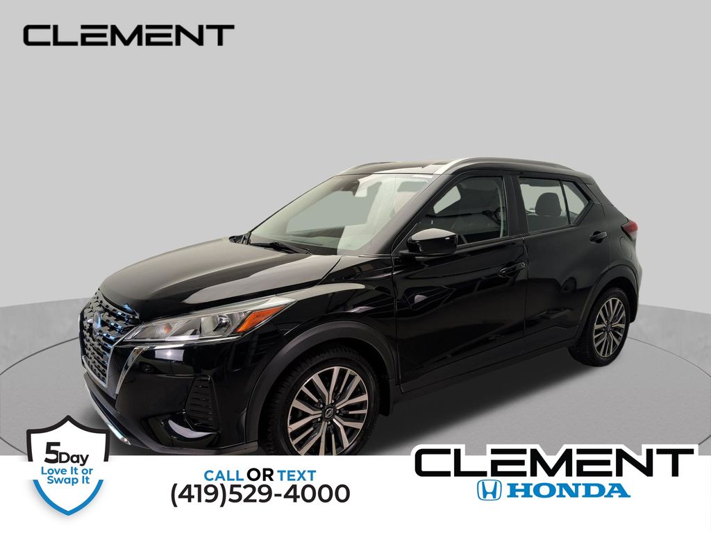 Super Black 2022 Nissan Kicks SUV / Crossover Front-Wheel Drive Continuously Variable Transmission