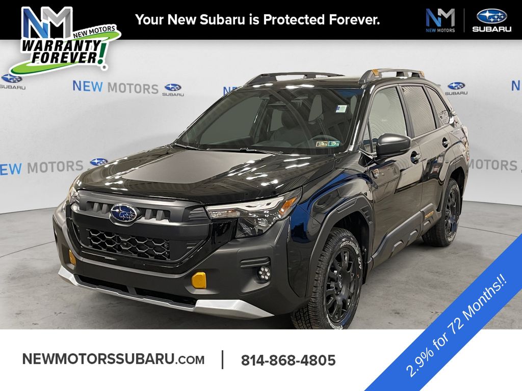 Crystal Black 2026 Subaru Forester SUV / Crossover All-Wheel Drive Continuously Variable Transmission