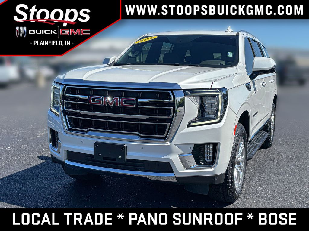 White Frost Tricoat 2022 GMC Yukon SUV / Crossover Four-Wheel Drive