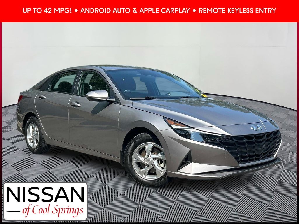 Fluid Metal 2023 Hyundai Elantra Sedan Front-Wheel Drive Continuously Variable Transmission