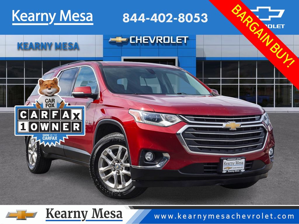 Cajun Red Tintcoat 2021 Chevrolet Traverse LT Cloth FWD SUV / Crossover Front-Wheel Drive 9-Speed Automatic