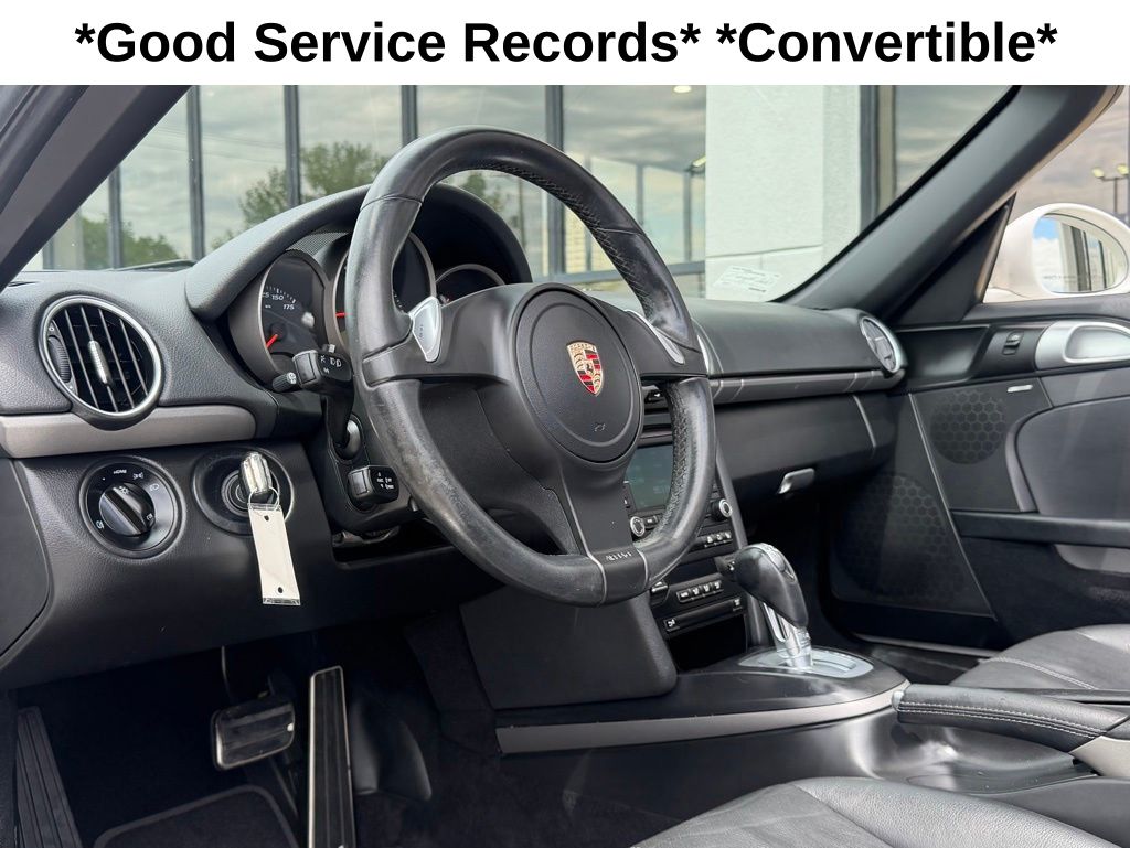 White 2011 Porsche Boxster RWD Convertible Rear-Wheel Drive 7-Speed Automatic
