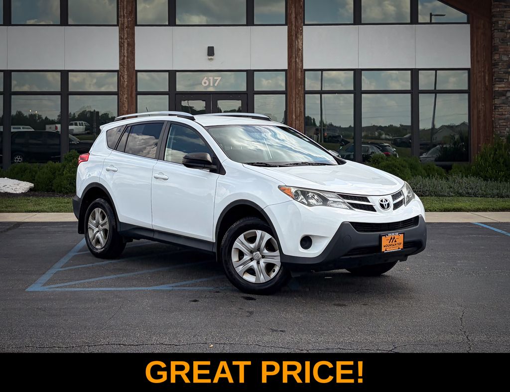 Super White 2015 Toyota RAV4 SUV / Crossover All-Wheel Drive 6-Speed Automatic