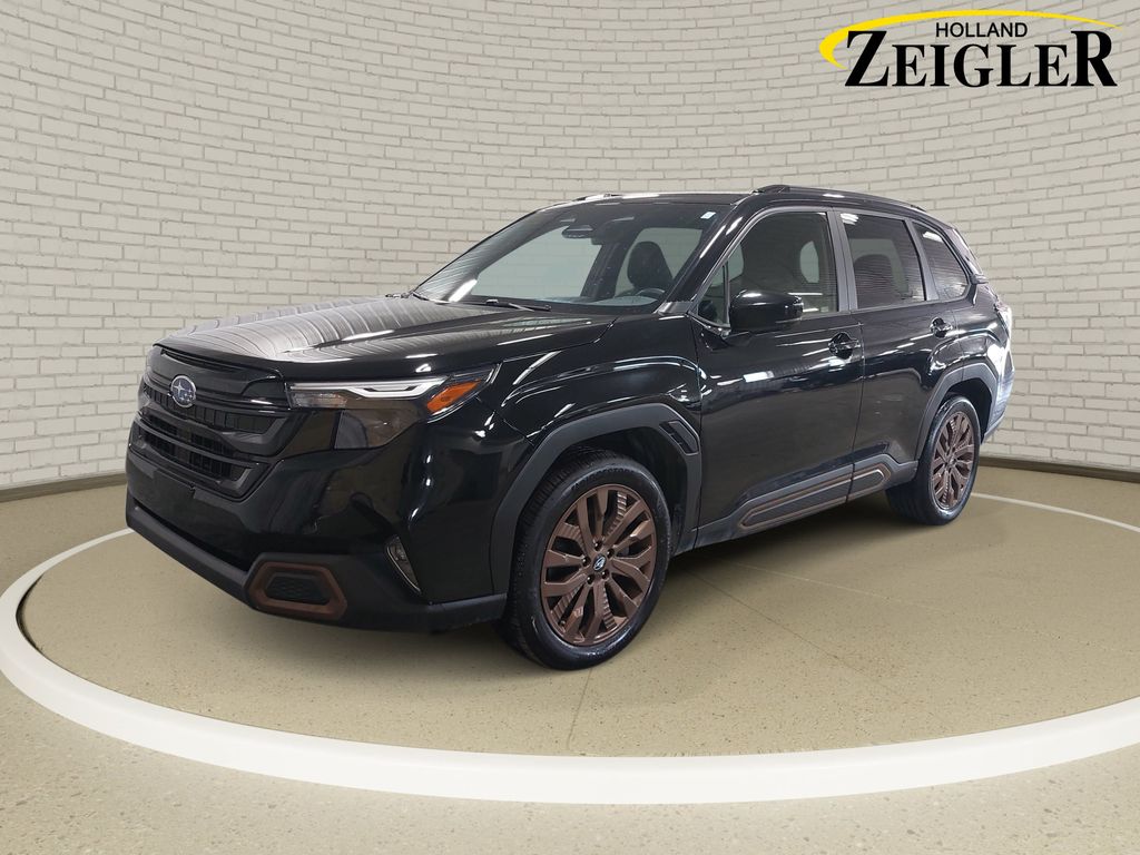 Crystal Black Silica 2025 Subaru Forester SUV / Crossover All-Wheel Drive Continuously Variable Transmission