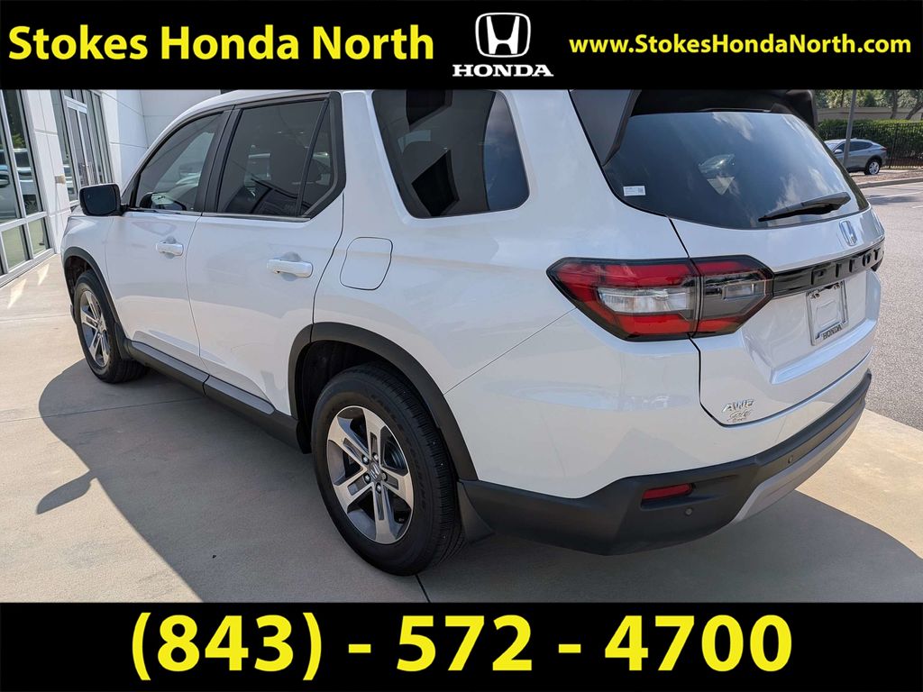 2025 Honda Pilot EX-L White at Stokes Honda North