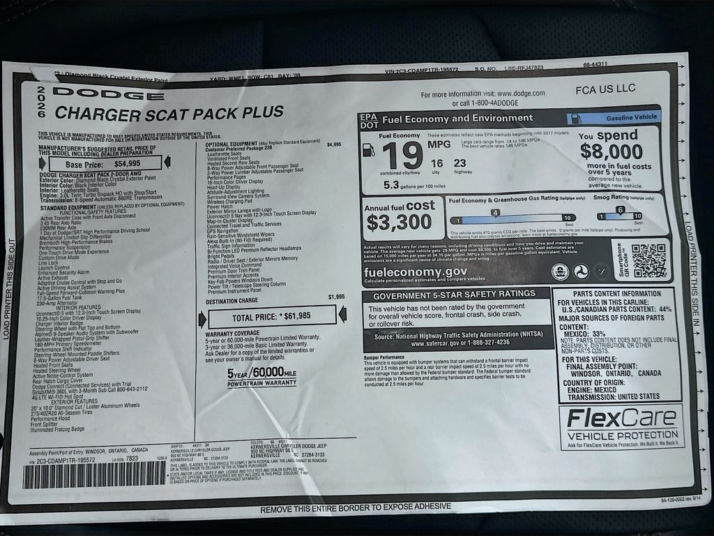 New 2026 Black Dodge Scat Pack Plus image 21