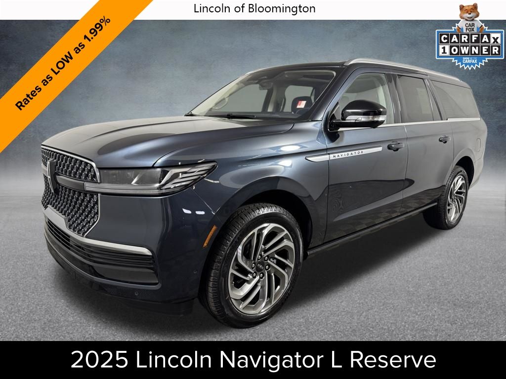 Blue Metallic 2025 Lincoln Navigator SUV / Crossover Four-Wheel Drive Automatic