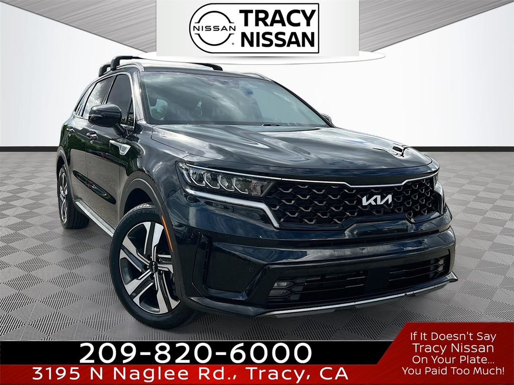 Aurora Black 2023 Kia Sorento Hybrid EX AWD SUV / Crossover All-Wheel Drive 6-Speed Automatic