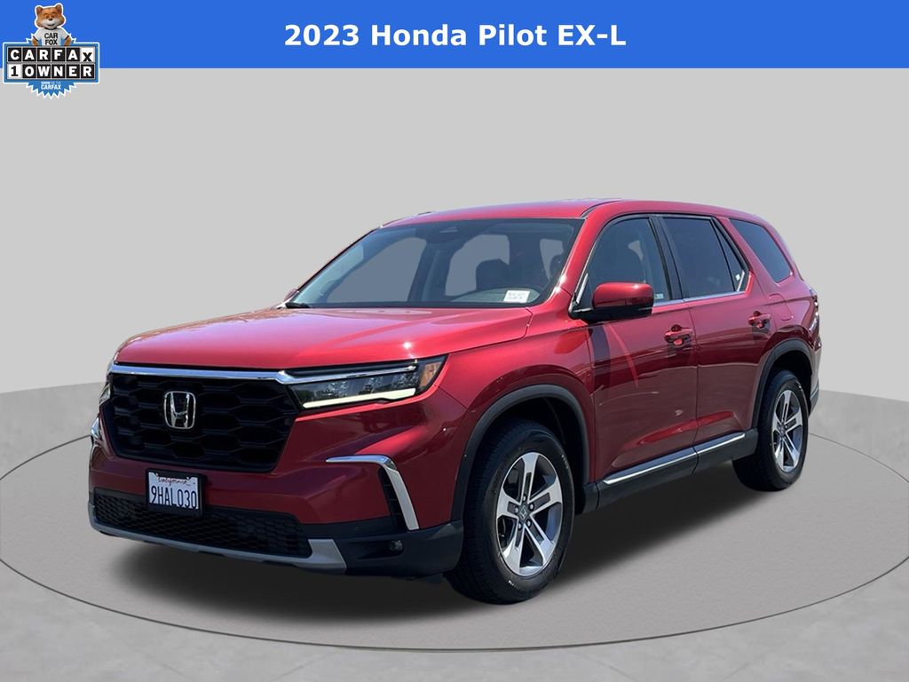 Radiant Red Metallic II 2023 Honda Pilot SUV / Crossover All-Wheel Drive Automatic
