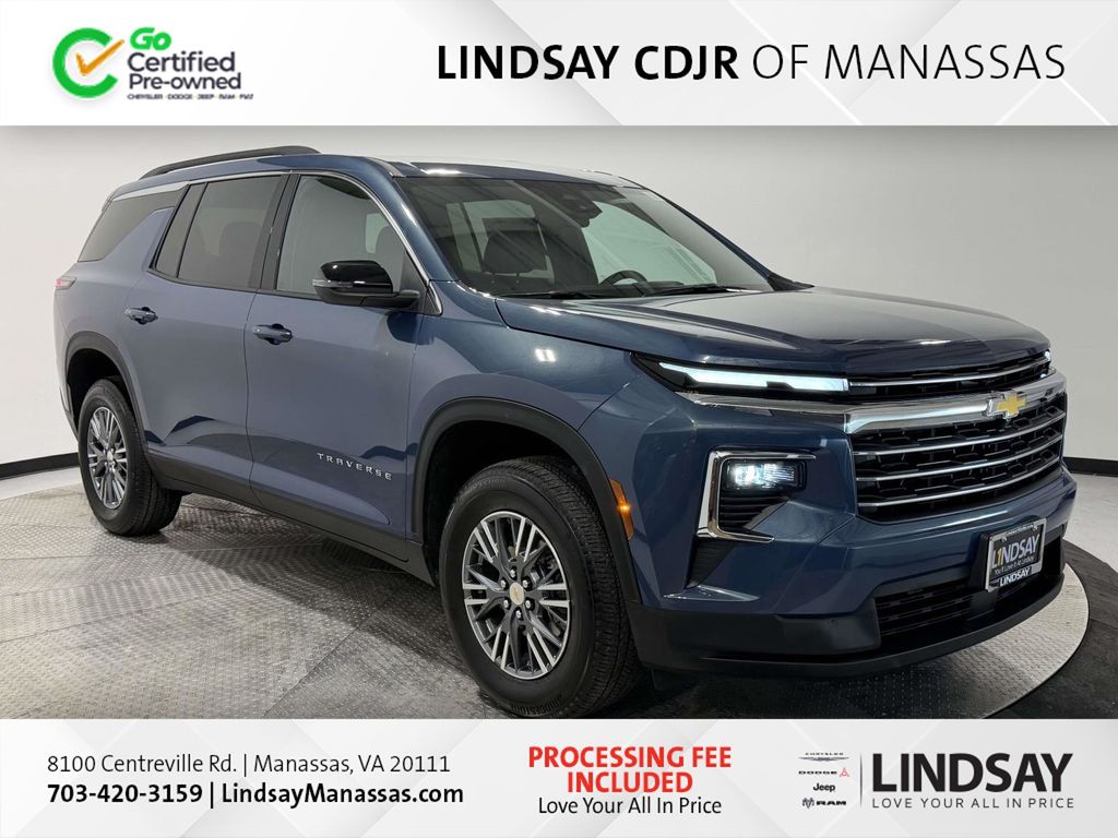 Lakeshore Blue Metallic 2025 Chevrolet Traverse LT FWD SUV / Crossover Front-Wheel Drive 8-Speed Automatic