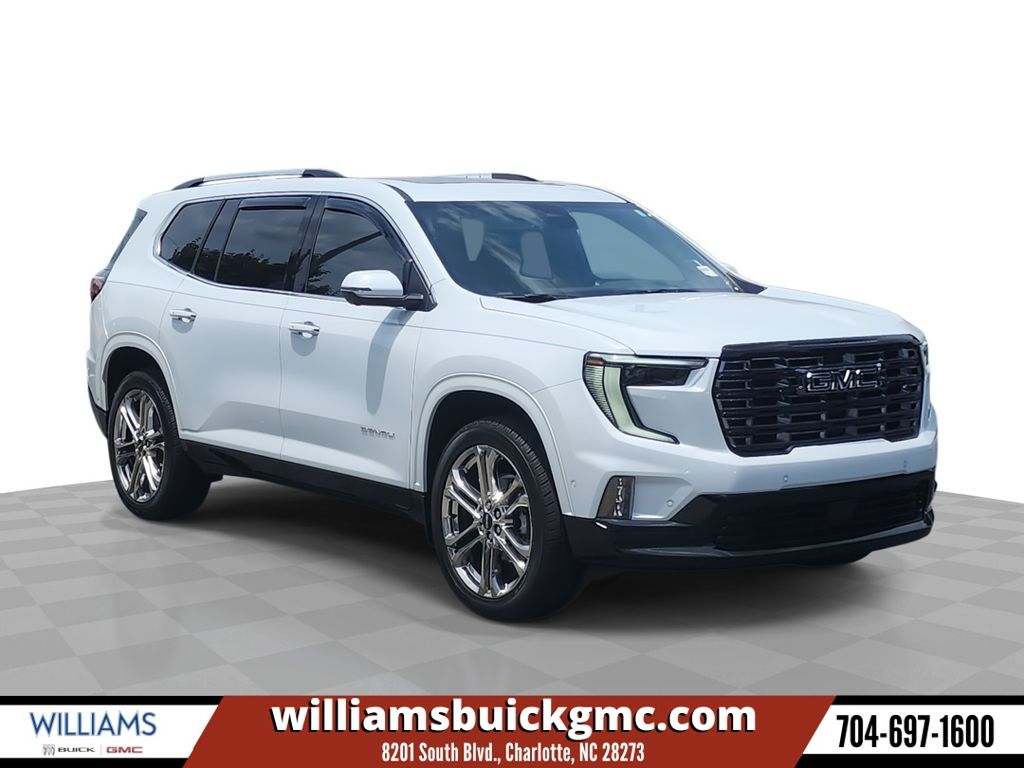 Glacier White Tricoat 2026 GMC Acadia SUV / Crossover Four-Wheel Drive 8-Speed Automatic