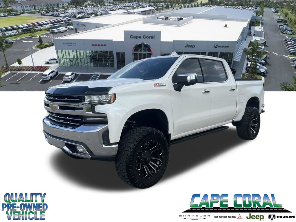 White (Iridescent Pearl Tricoat) 2019 Chevrolet Silverado 1500 Pickup Truck Four-Wheel Drive 8-Speed Automatic