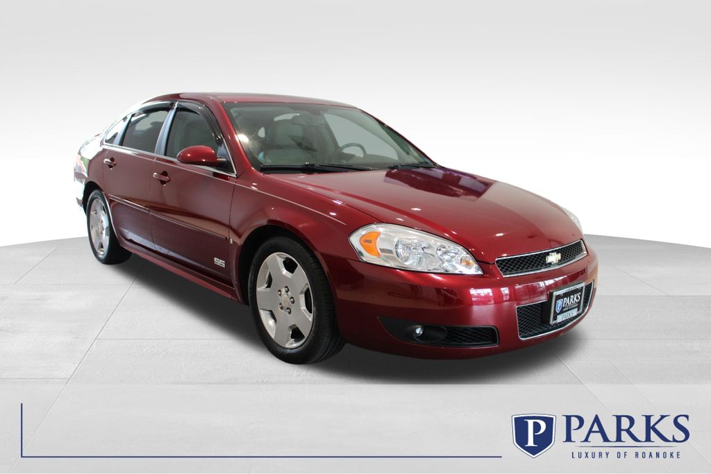 Red Jewel Tintcoat 2009 Chevrolet Impala Sedan Front-Wheel Drive 4-Speed Automatic Overdrive