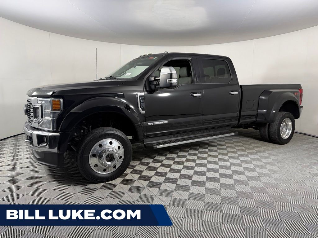 Agate Black Metallic 2022 Ford F-450 Super Duty Pickup Truck Four-Wheel Drive Automatic