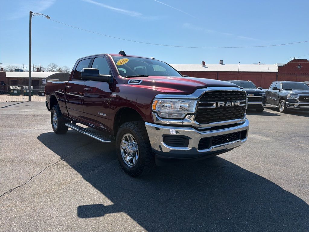 Delmonico Red Pearlcoat 2022 RAM 2500 Big Horn Crew Cab 4WD Pickup Truck Four-Wheel Drive 8-Speed Automatic