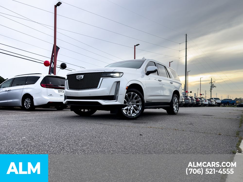 Used 2021 White Cadillac Premium Luxury image 34